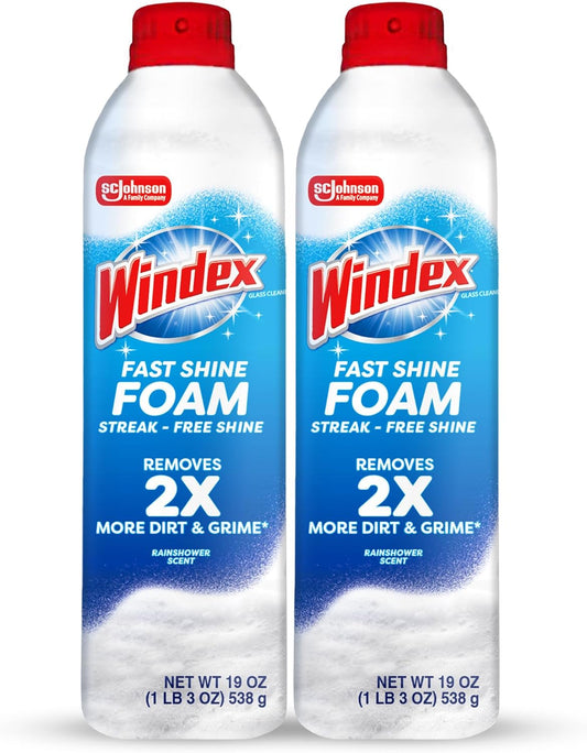 Windex-Fast-Shine-Foam-Glass-Cleaner,-No-Drip-Aerosol-Cleaning-Spray,-5407