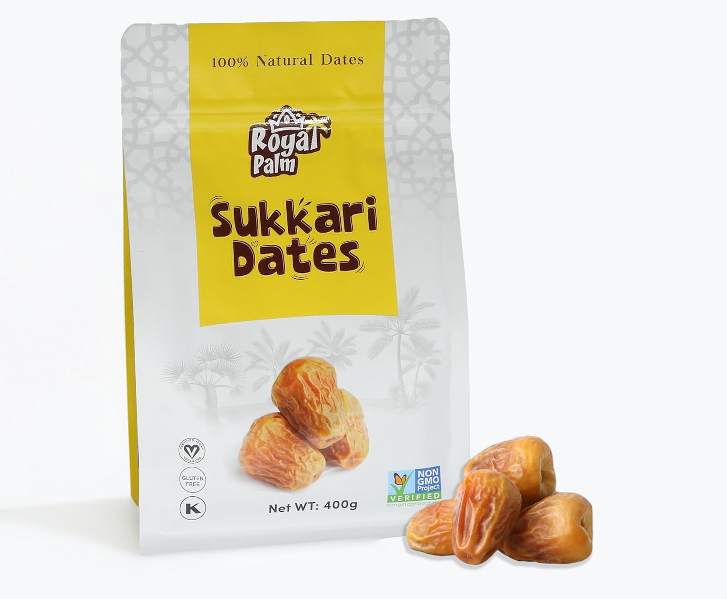 Royal-Palm-Premium-Sukkari-Dates,-400g-Pack-–-1-Natural,-Sugar-Free,-High-Healthy-Snack,-340