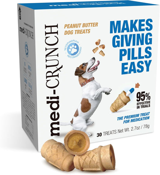 Medi-Crunch-Pill-Pouches-for-Dogs,-Peanut-Butter-Dog-Pill-Treats-for-&-2327