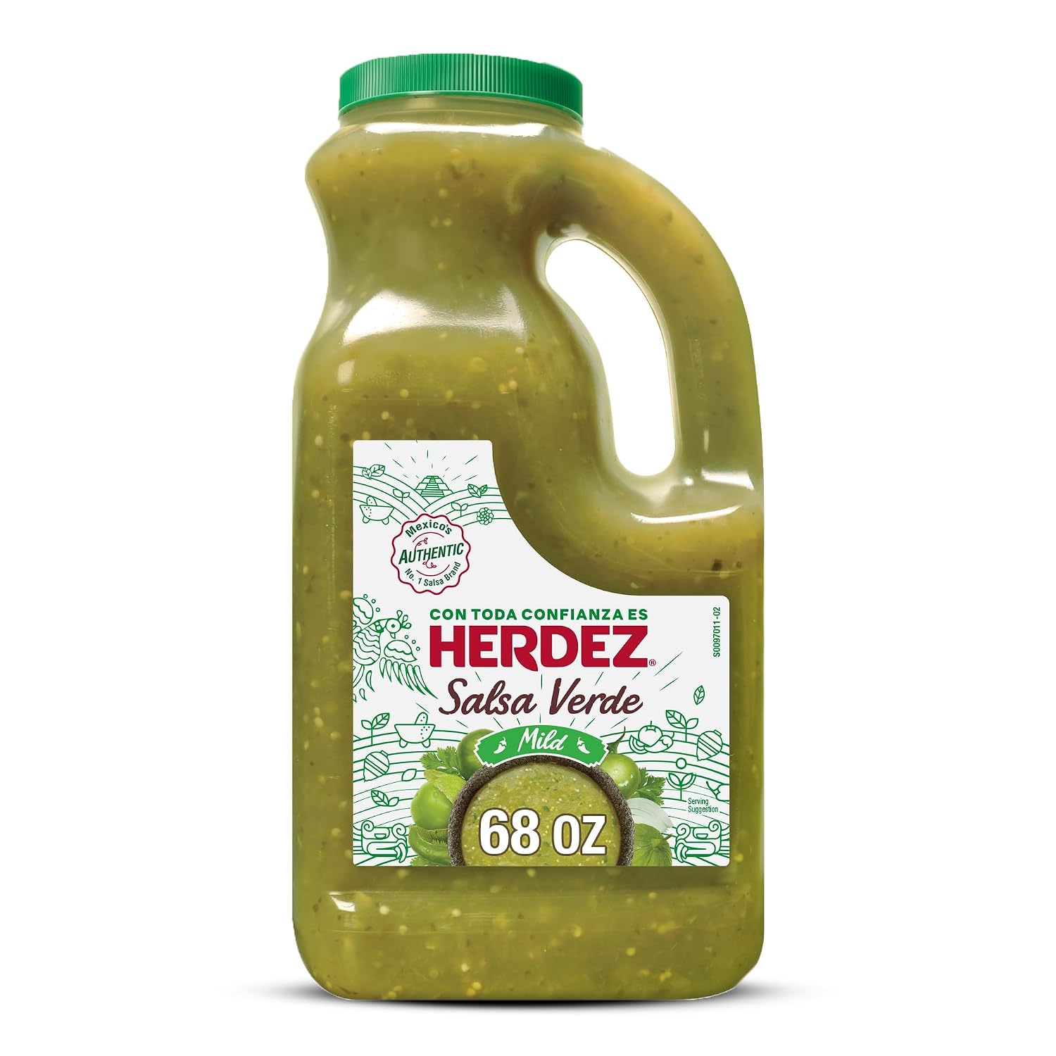 HERDEZ-Salsa-Verde,-Mild,-68-oz-Jug-|-Tangy-Green-Tomatillo--Salsa-for-Tacos,-&-1562