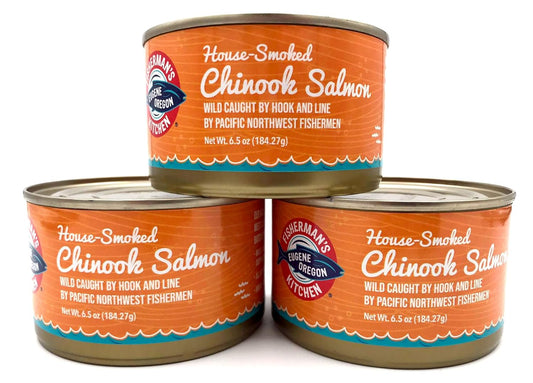 Fisherman's-Kitchen-Smoked-Wild-Caught-Chinook-Salmon,-6-Ounce-Can-(3-Pack)-----320