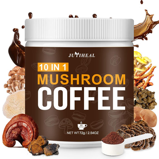 JUYIHEAL-Mushroom-Coffee,-10-in1-Mushroom-Powder-Coffee-with-Lions-Mane,-Chaga,-Reishi,-1346