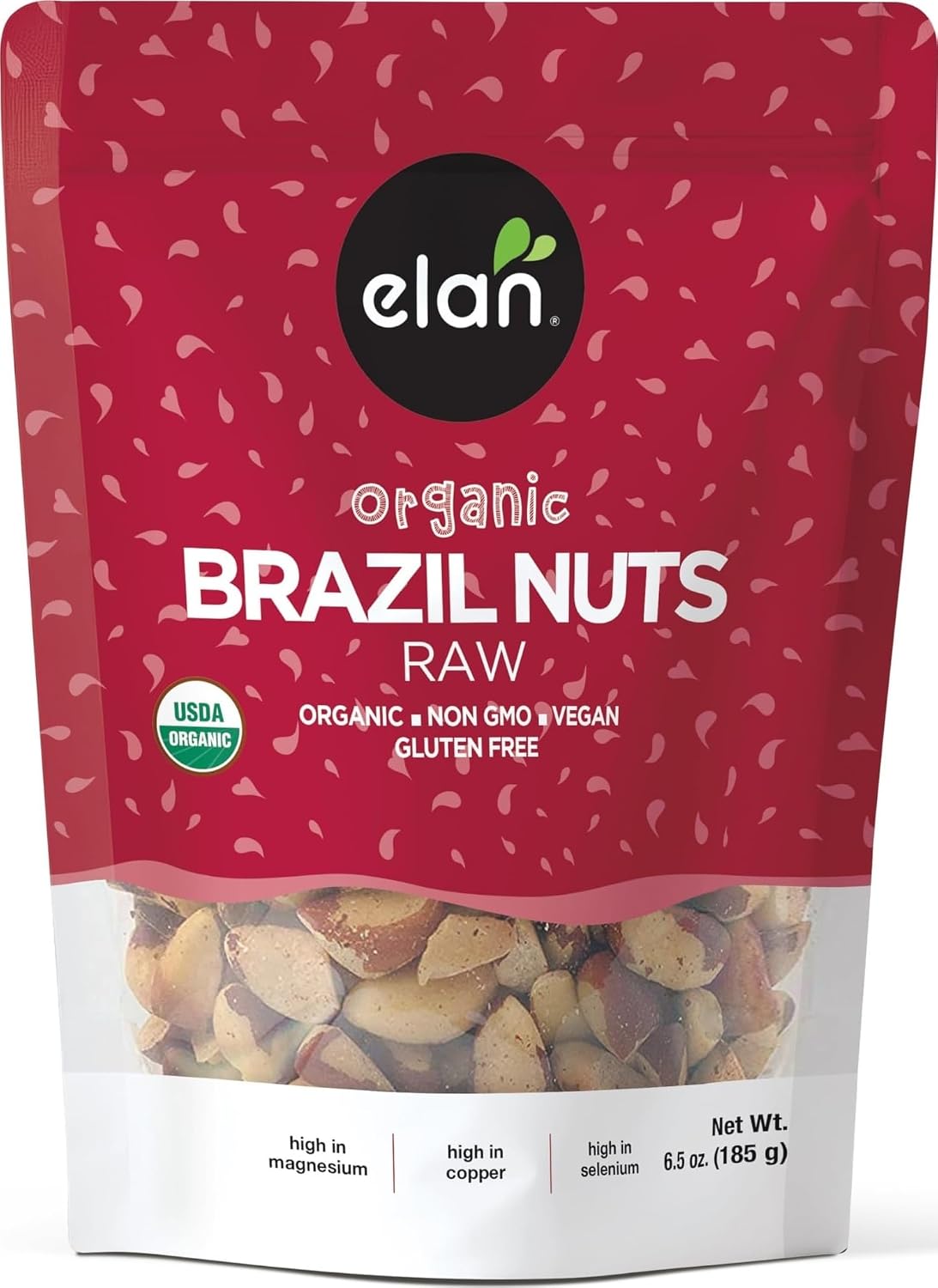 Elan-Organic-Raw-Brazil-Nuts,-6.5-oz,-Whole-Nuts,-No-Shell,--Non-GMO,-Vegan,-Gluten-Free,-Healthy-2154