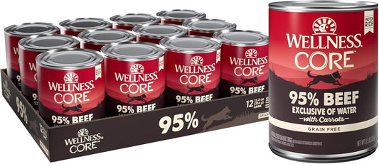 Wellness-CORE-0.95-Natural-Wet-Grain-Free-Canned-Dog-Food,-Beef-&-Carrots,12.5-Ounce-1595