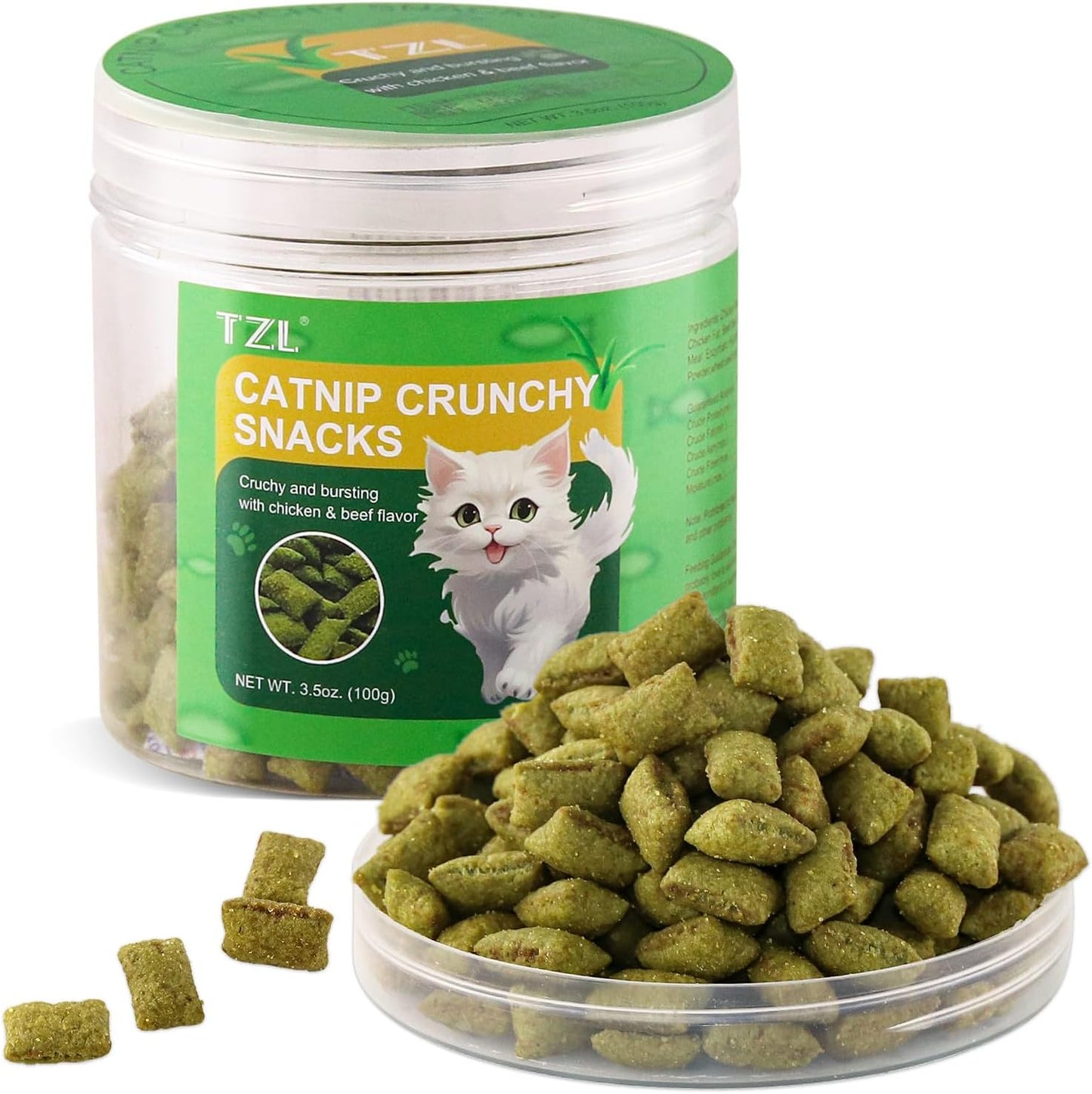 TZL-Crunchy-and-Soft-Treats,Chicken-Flavor-Cat-Treat,-Natural-3