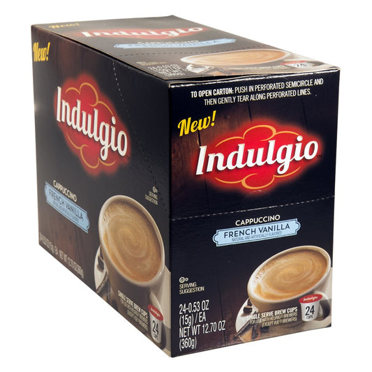 Indulgio-Capuchino-de-vainilla-francesa-para-cafeteras-Keurig-K-Cup,-24-unidades-con11