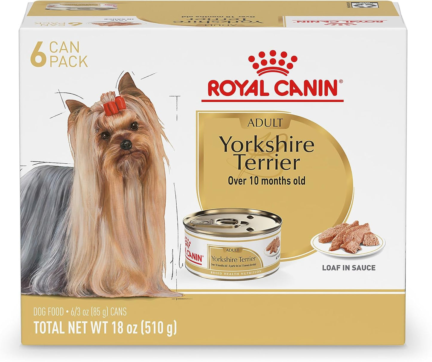 Royal-Canin-Breed-Health-Nutrition-Yorkshire-Terrier-Adult-Loaf-in-Sauce-Dog-Food,-2303