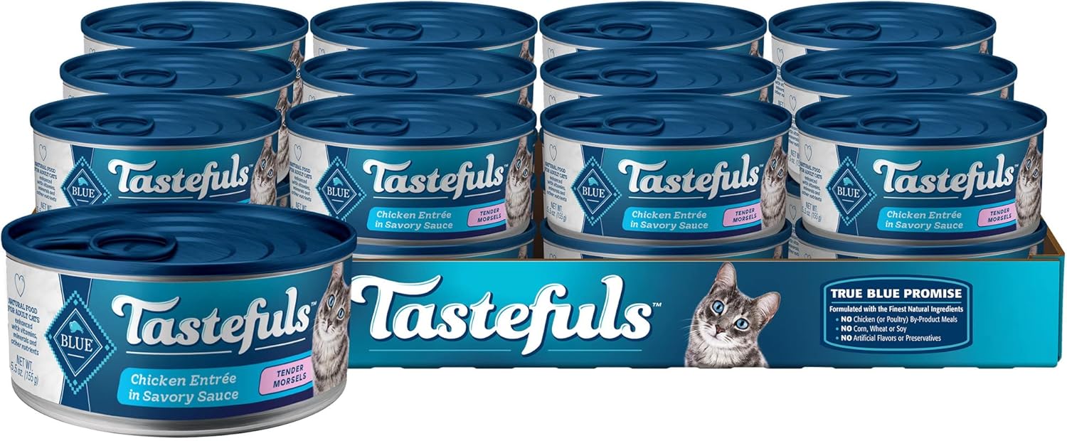 Blue-Buffalo-Tastefuls-Natural-Tender-Morsels-Wet-Cat-Food,-Chicken-Entrée-cans-of--1835