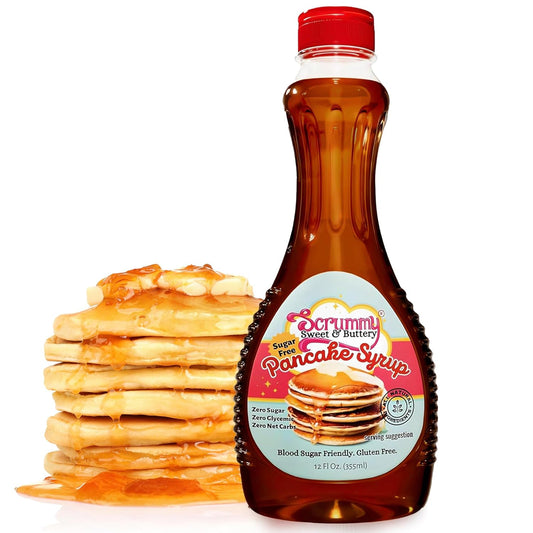 Scrummy-Pancake-Syrup,-Sweet-&-Buttery-Sugar-Free-Syrup-for-Pancakes,-Waffles-More,-Sugar,-1654
