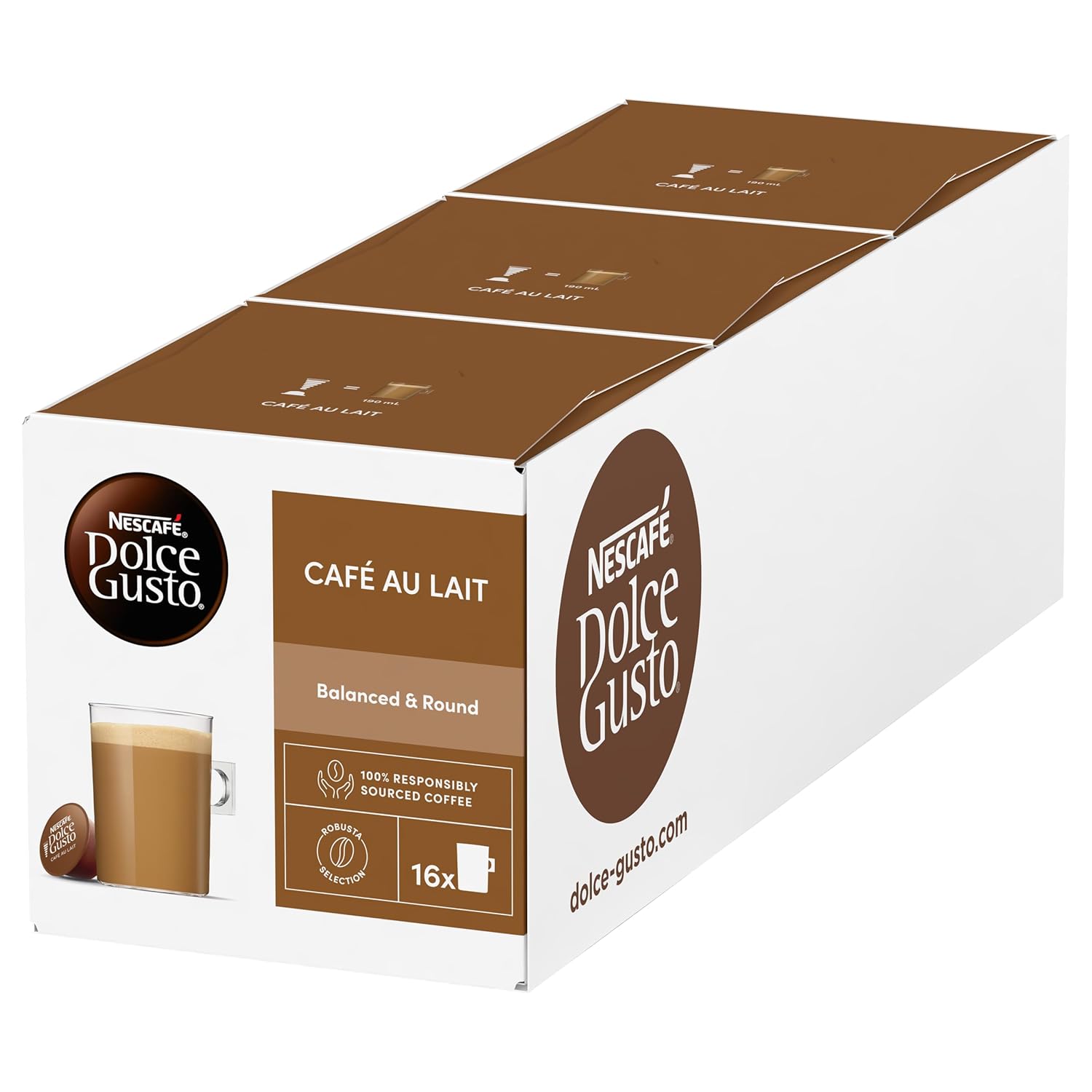 Nescaf?-Dolce-Gusto-CAF?-Au-Lait-(Pack-of-3,-Total-48-Capsules)---1295