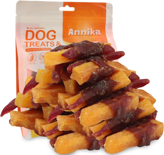 Annika-Duck-&-Sweet-Potato-Wrapped-Dog-Treats-–-Healthy-Low-High-389