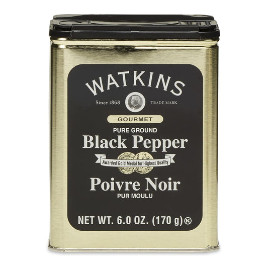 Watkins-Gourmet-Spice-Tin,-Pure-Ground-Black-Pepper,-6-oz.-Tin,-1-Pack-2076