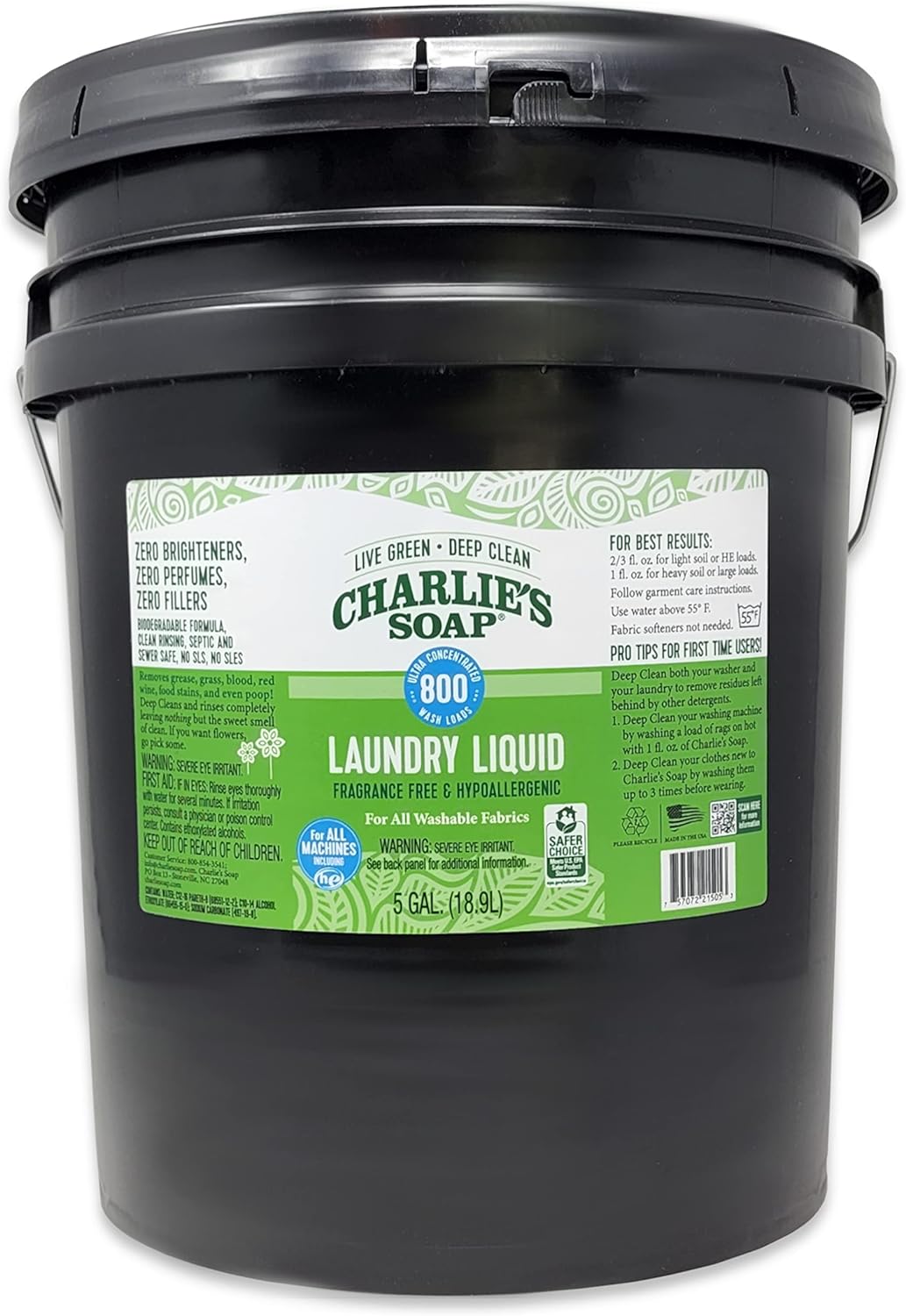 Charlie’s-Soap-Laundry-Liquid-Refill-(800-Loads,-5-Gallon---1394