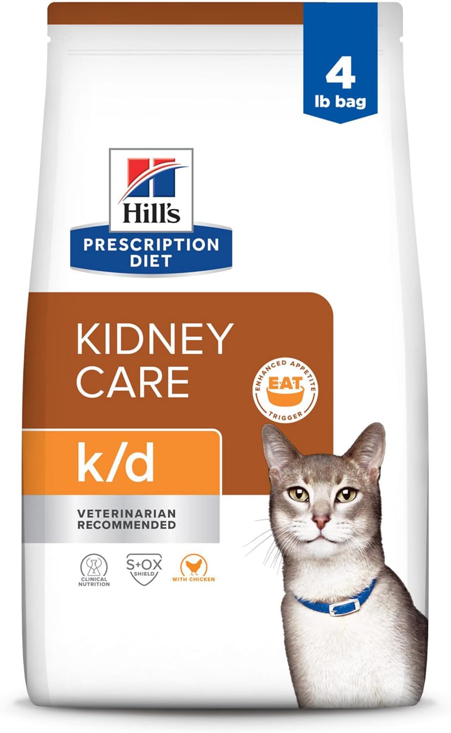 Hill's-Prescription-Diet-k/d-Kidney-Care-Dry-Cat-Food,-Chicken,-4-lb.-Bag-1549