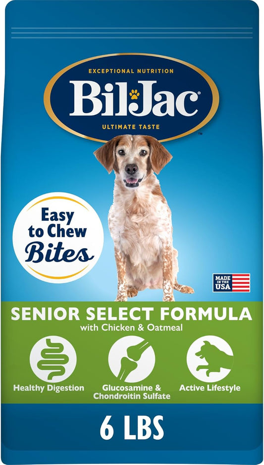 Bil-Jac-Senior-Select-Dry-Dog-Food,-Chicken-&-Oatmeal-Recipe,-6-lb---569