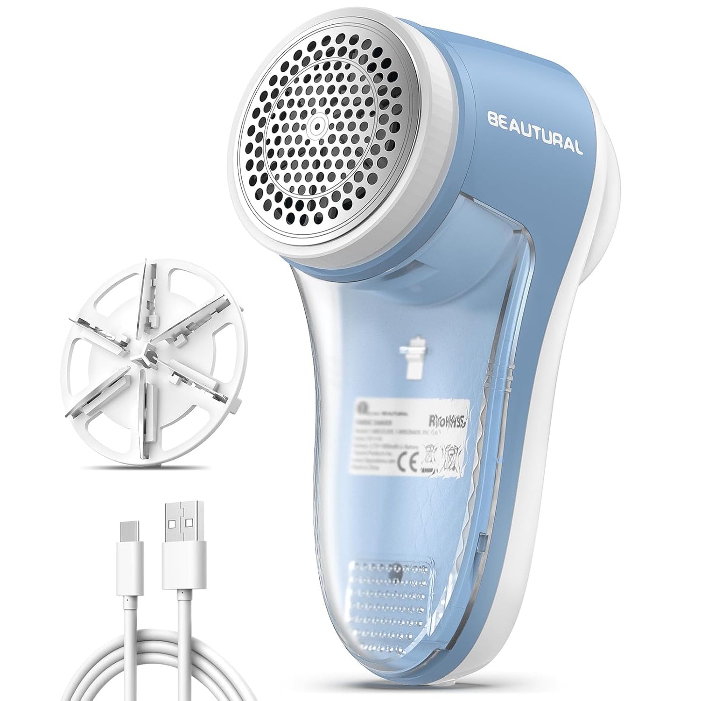 BEAUTURAL-Fabric-Shaver,-Rechargeable-Lint-Remover-for-Clothes,-Electric-Lint-3485