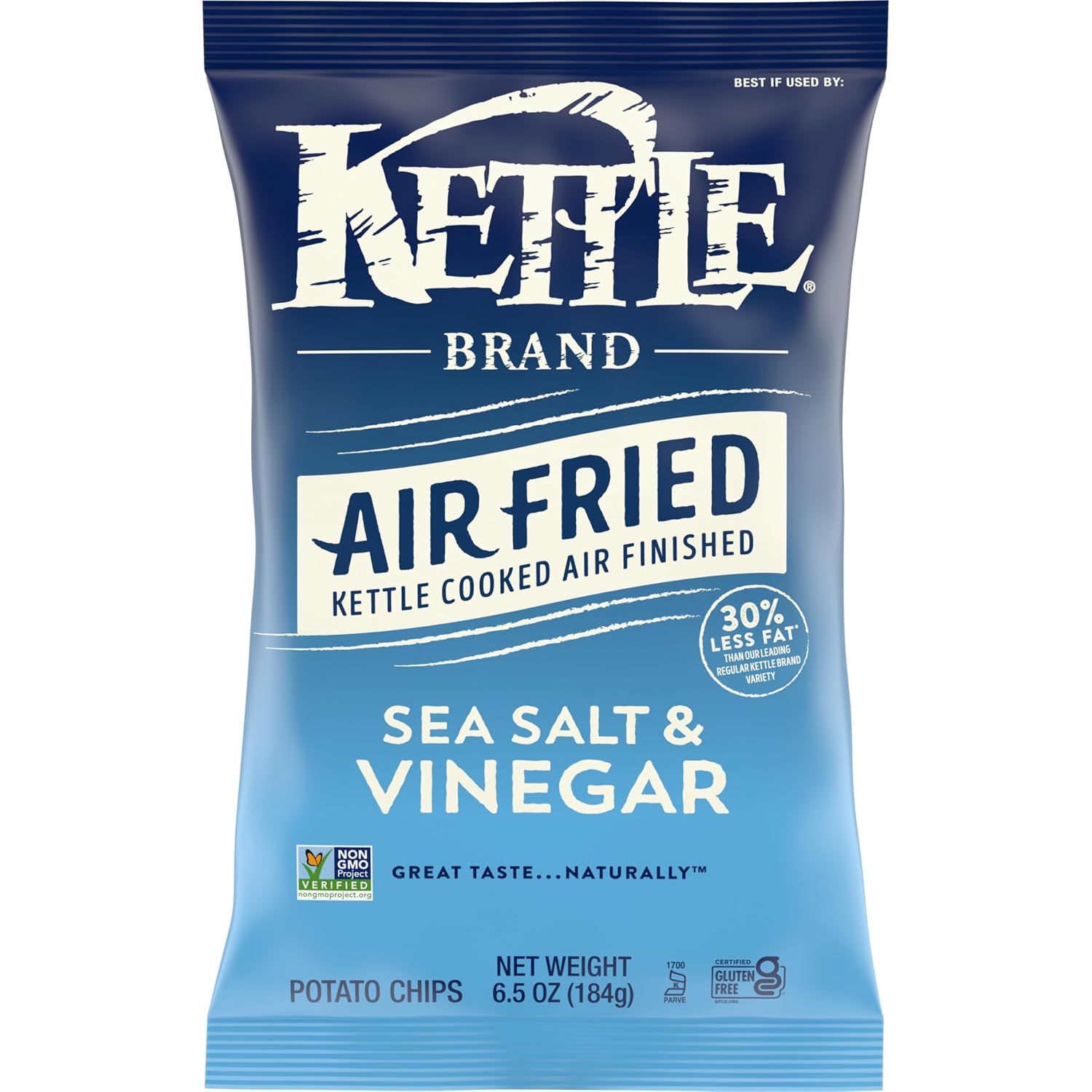 Kettle-Brand-Air-Fried-Sea-Salt-&-Vinegar-Potato-Chips,-6.5--Oz----1964