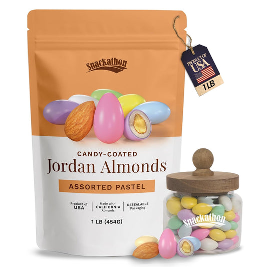 Snackathon-Jordan-Almonds,-Assorted-Pastel-Candy-Coated-Almonds,-1-LB-Resealable-Bag,-Made-USA,-Italian-930