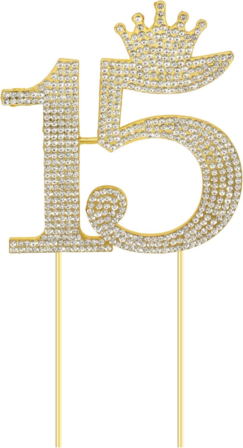 Honbay-15-Birthday-Cake-Topper-Sparkling-Bling-Alloy-Crystal-Rhinestones-Cake-Topper-Crown-Decoration-895
