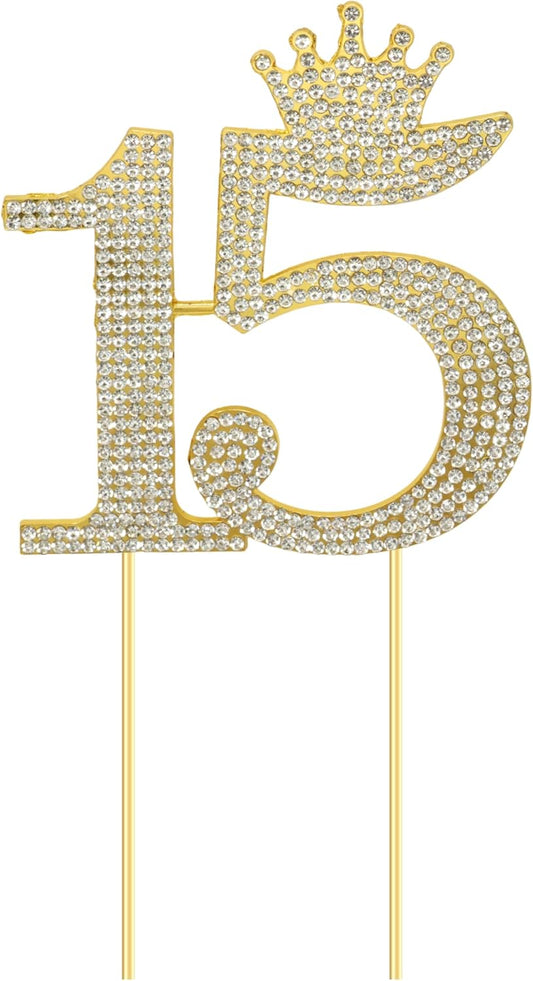 Honbay-15-Birthday-Cake-Topper-Sparkling-Bling-Alloy-Crystal-Rhinestones-Cake-Topper-Crown-Decoration-895
