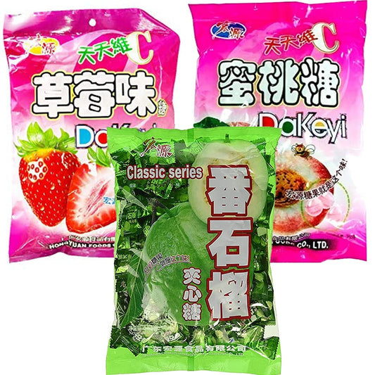 Hong-Yuan-Strawberry,Peach,Guava,Classic-Hard-Candy-------803