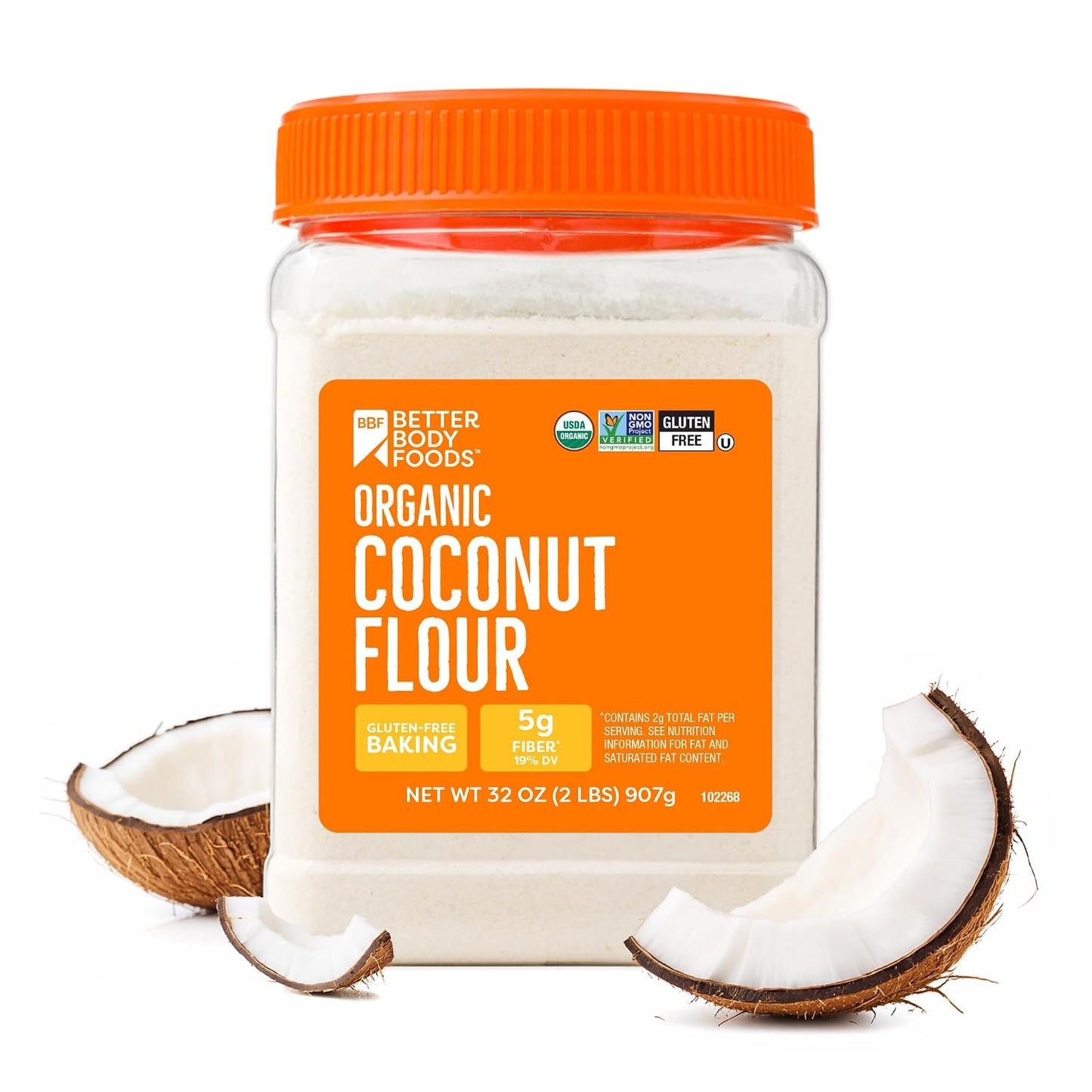 BetterBody-Foods-Organic-Coconut-Flour-2-Pound-Jar,-Gluten-Free-White-Flour-Alternative-523