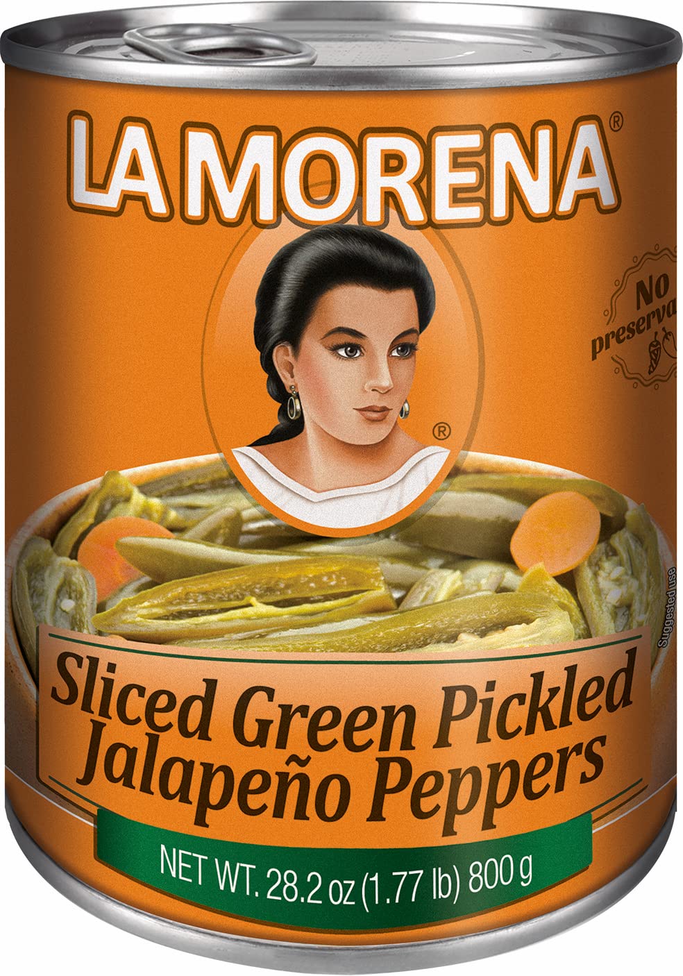 La-Morena-Sliced-Jalapeño-Peppers,-28oz-1881