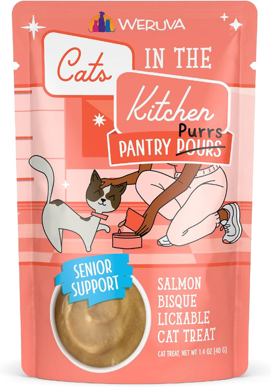 Weruva-Cats-in-the-Kitchen-Pantry-Pours,-Salmon-Bisque-with-Senior-Support,-1.4oz-Pouch,-204