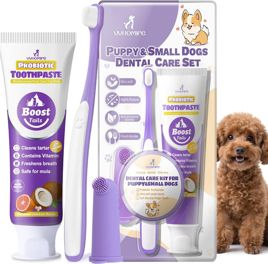 Vet-Recommended-Small-Dog-Teeth-Brushing-Kit---Soft-Brush-and-Brush-87