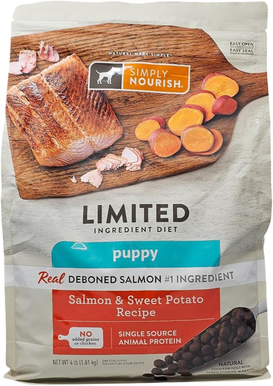 SIMPLY-NOURISH-Puppy-Salmon-and-Sweet-Potato-Dry-Dog-Food,-4-Pound-Bag-1310