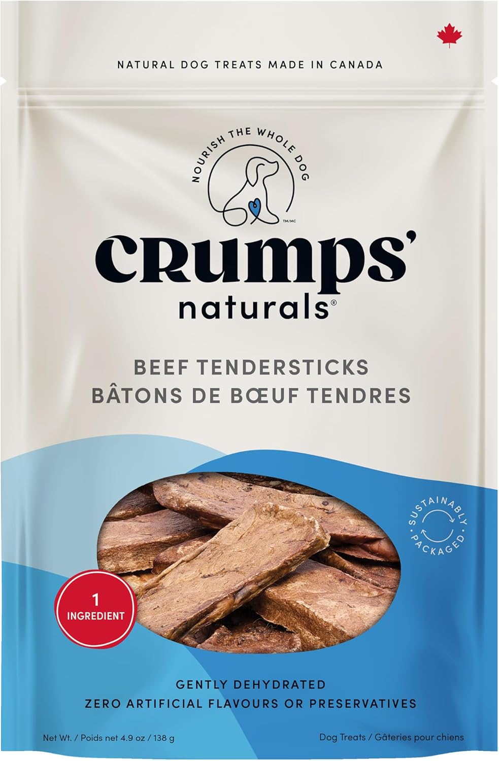 Crumps'-Naturals-Beef-Tender-Sticks-For-Pets,-4.9-Ounce-----2004