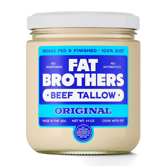 Fat-Brothers-Original-Grass-Fed-Beef-Tallow,-USA-Made-and-Sourced,-1-Suet,-Wide-Mouth-No-2070