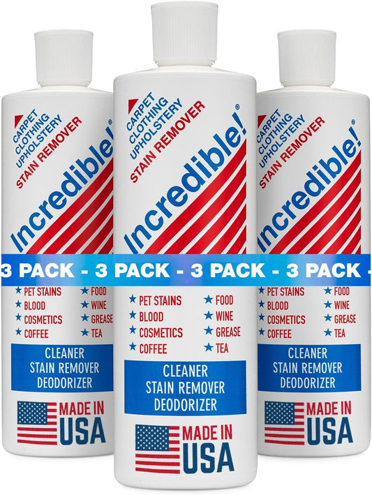 INCREDIBLE!-Stain-Remover-For-Clothes,-Laundry,-Carpets,-Mattress-&-Upholstery,-16.oz-(Pack-354