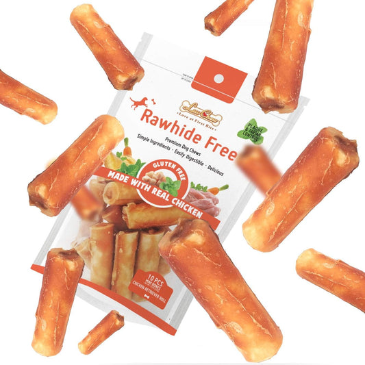 LuvChew-Gluten-Free-Rawhide-Free-Dog-Chew-Chicken-Rolls-Mini-2.5"-Small-505