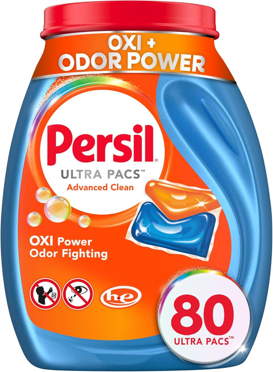 Persil-Ultra-Pacs-Advanced-Clean-Oxi+Odor-Power-Laundry-Detergent,-80-count---1441