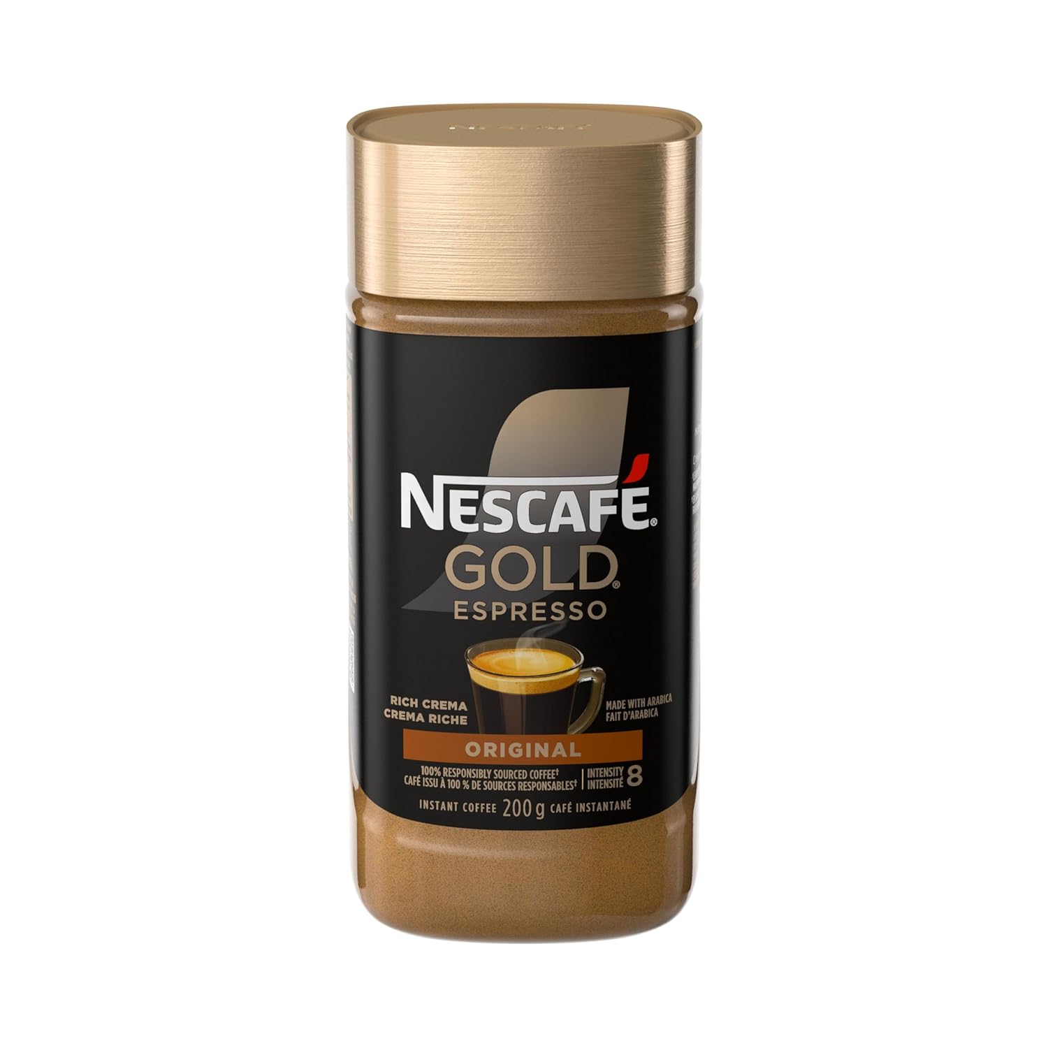 NESCAFE-Gold-Espresso-Instant-Coffee,-200g/7.1-oz.,-{Imported-from-Canada}-------1729