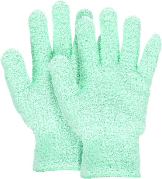 Teaaha-2PCS-Microfiber-Gloves-for-Plant-Dusting,-Green-Dusting-Mitt-366