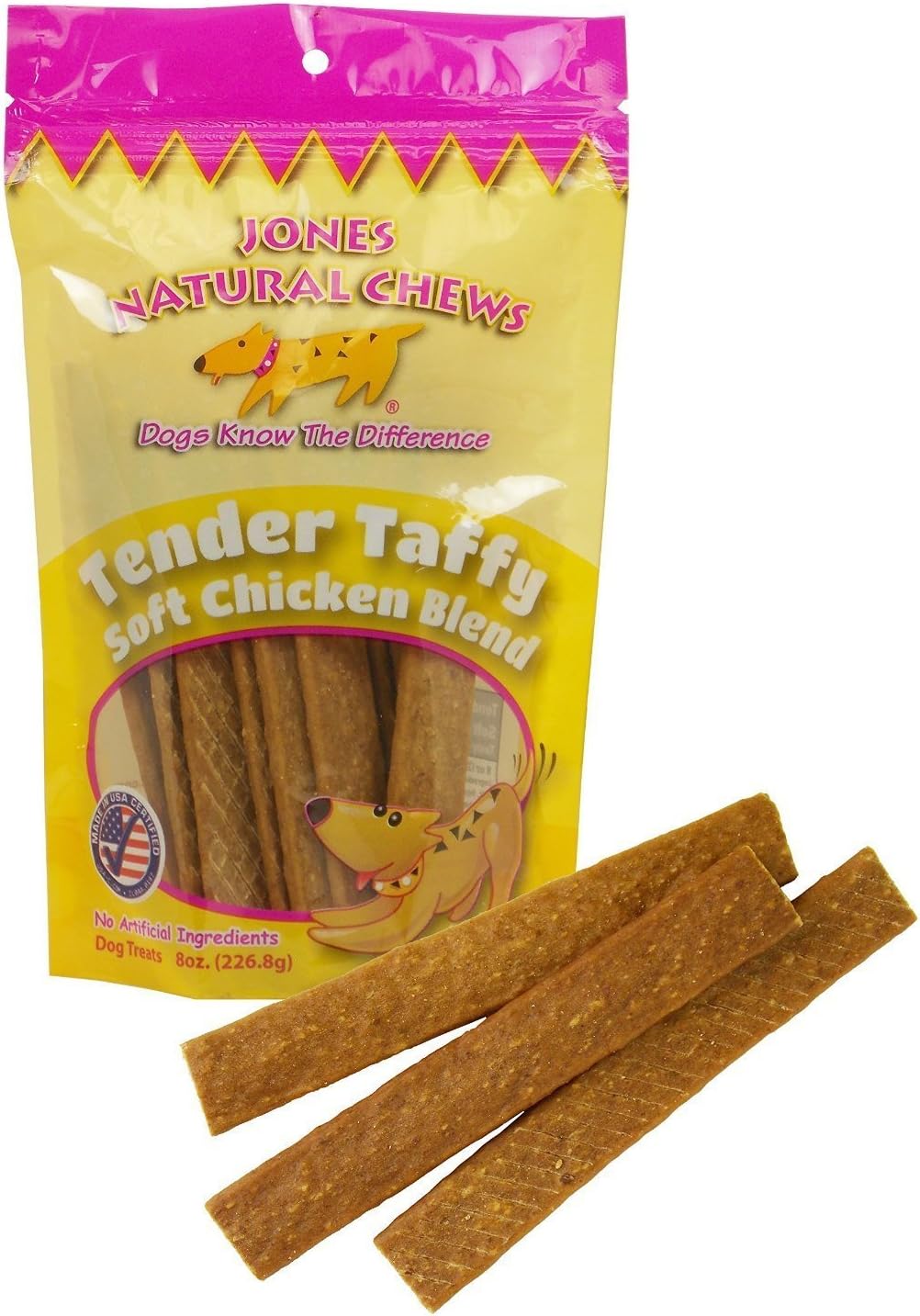 Jones-Natural-Chews-Chicken-Tender-Taffy-Dog-Treat,-998