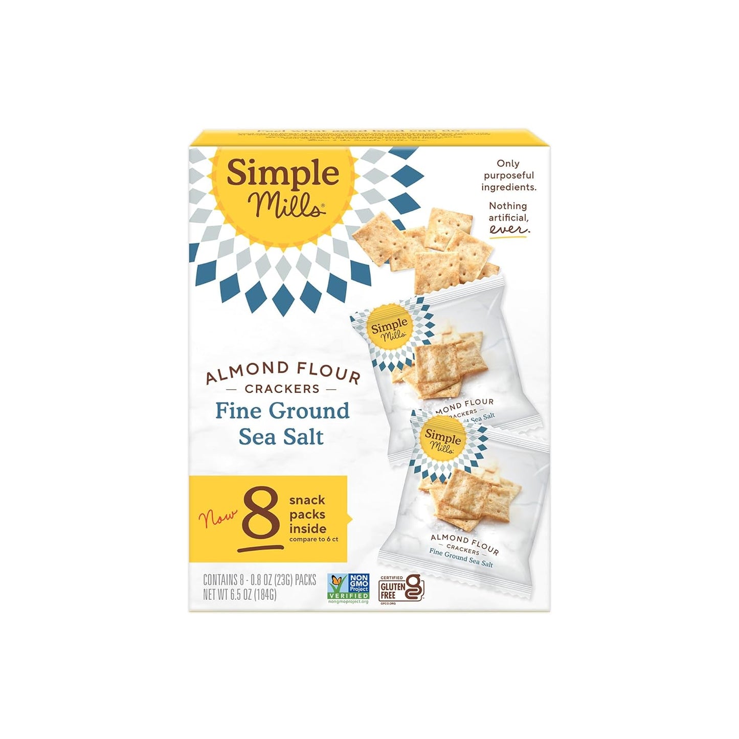 Simple-Mills-Almond-Flour-Cracker-Snack-Packs,-Sea-Salt,-1pk,-8ct,--0.8oz-|-8-Snack-1295