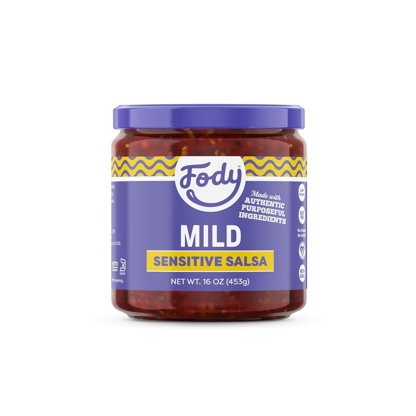 Fody-Foods-Mild-Salsa,-16-Oz-|-Garlic-and-Onion-Free,--Low-FODMAP-Certified,-&-293