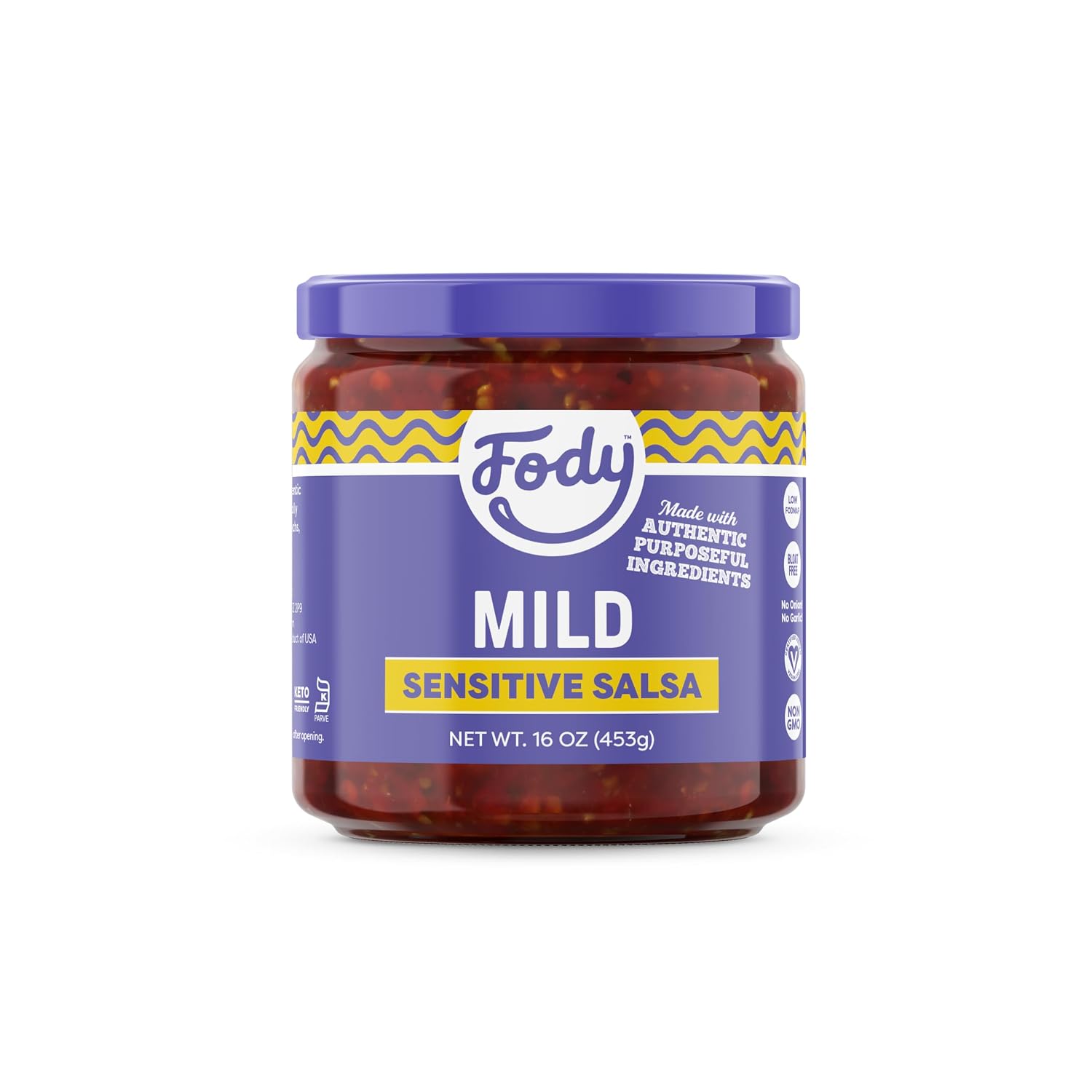 Fody-Foods-Mild-Salsa,-16-Oz-|-Garlic-and-Onion-Free,--Low-FODMAP-Certified,-&-293