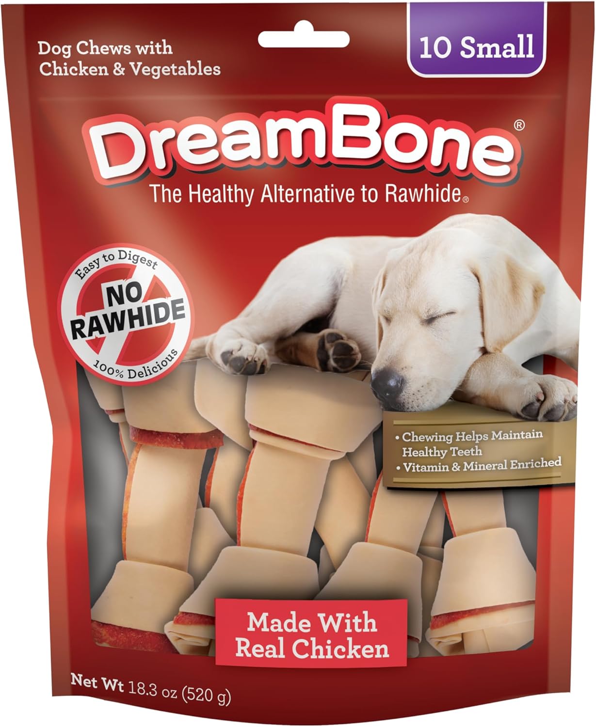 DreamBone-Vegetable-&-Chicken-Dog-Chews,-Rawhide-Free,-Small,-10-Count---2230