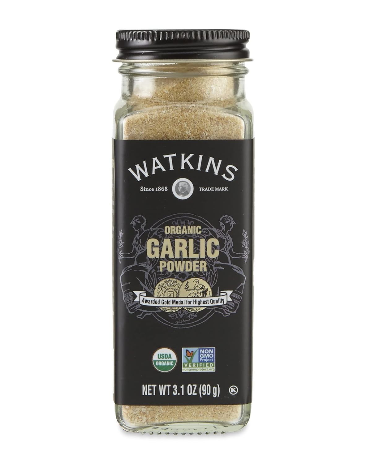 Watkins-Gourmet-Organic-Spice-Jar,-Garlic-Powder,-3.1-Ounce-------1334