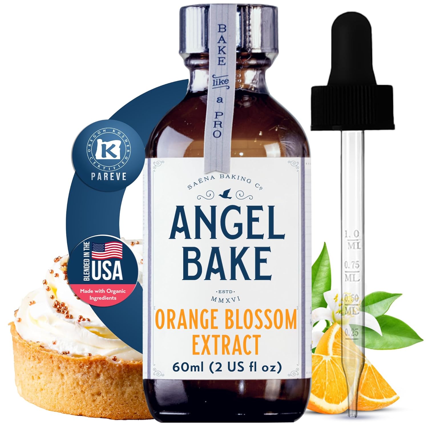 Pure-Orange-Blossom-Extract-for-Baking-and-Mixology---100-Servings-Premium-Flavoring-Cooking,-1235