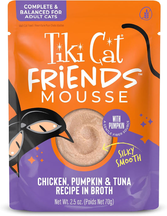 Tiki-Cat-Friends-Mousse-Chicken,-Pumpkin-&-Tuna,-Grain-Free-&-High-Moisture,-321