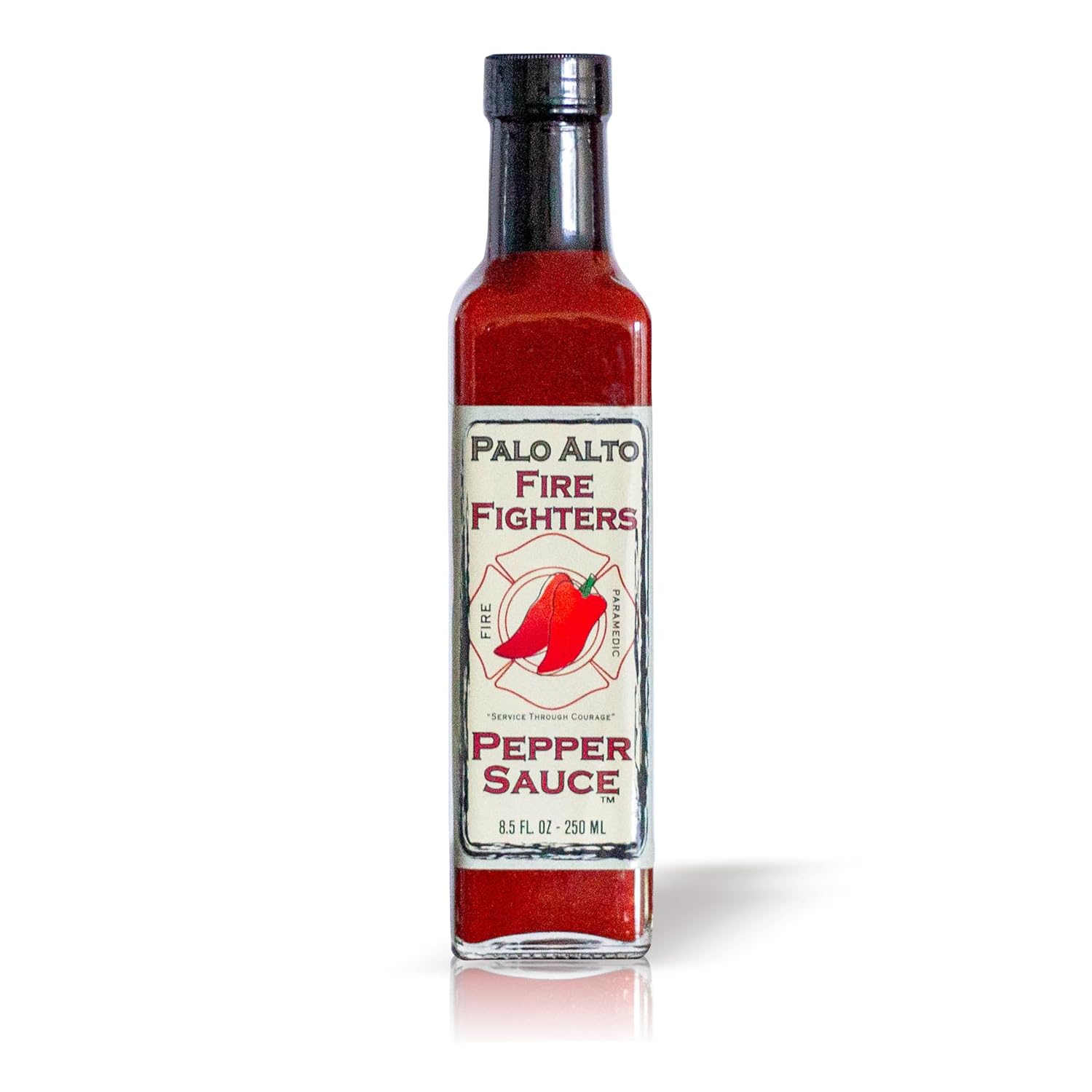 Palo-Alto-Firefighters-Pepper-Sauce-(8.5oz)---Salt-Free-Pepper-Plant-Hot-1405