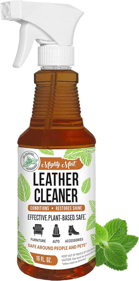 Mighty-Mint-Leather-Cleaner-and-Conditioner,-Plant-Based,-Hydrating-Spray-to-3133