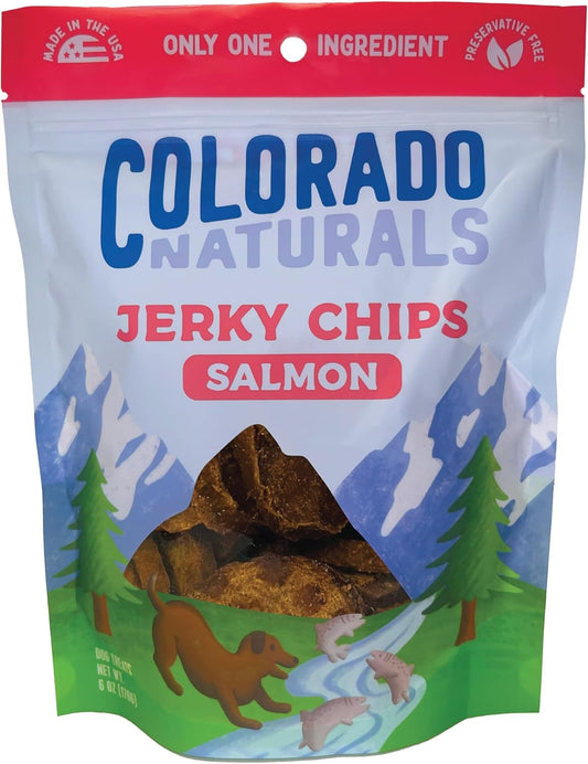 Salmon-Jerky-Chips-Dog-Treats,-6-oz-–-2121
