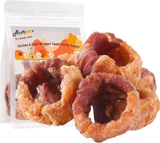 ASMPET-Sweet-Potato-Dog-Treats,-Chicken-&-Duck-Wrapped-Sweet-Potato-Rawhide-621