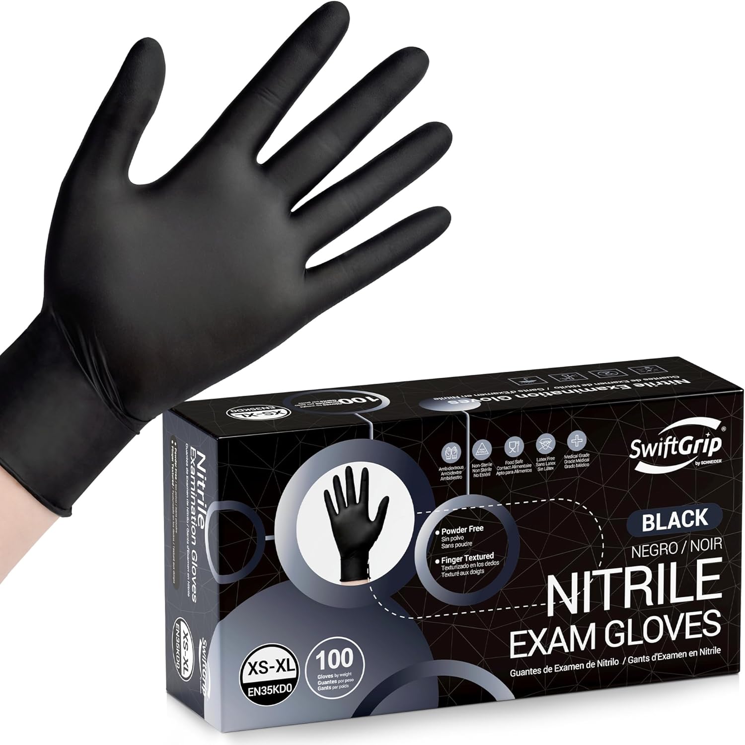 Disposable-Black-Nitrile-Exam-Gloves,-Latex-Free-Gloves-for-Medical,-3307